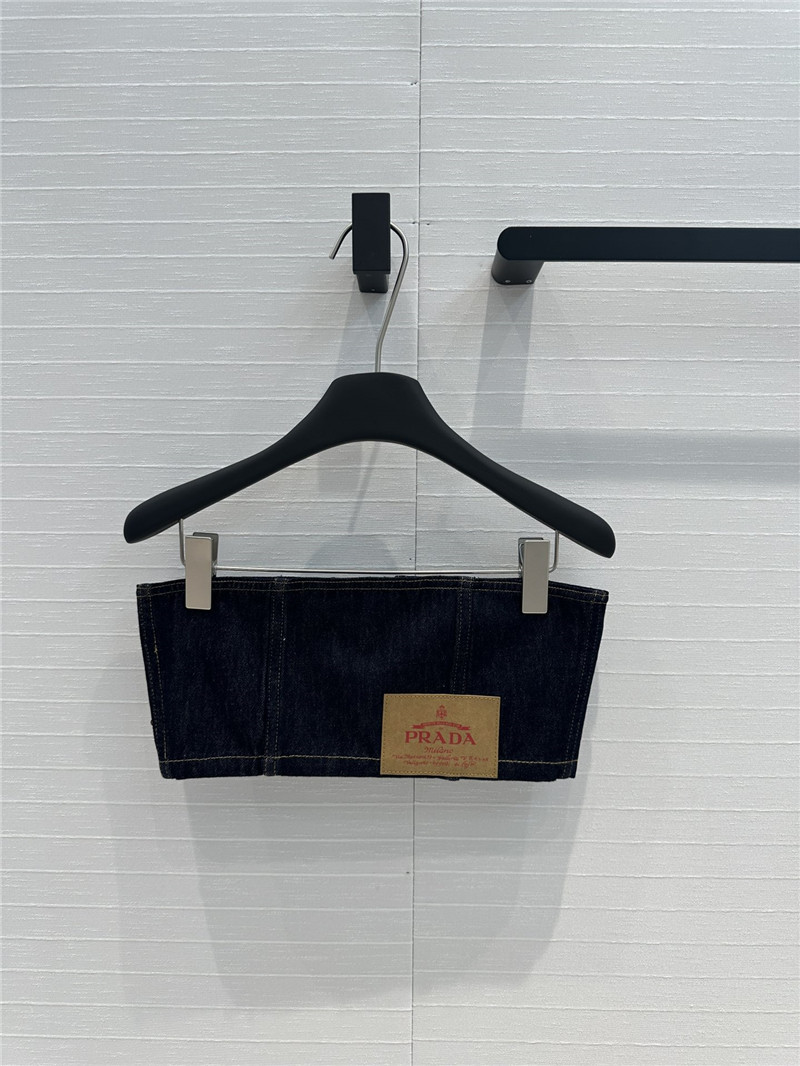 Pra*a tube top vest cheap replica designer clothes