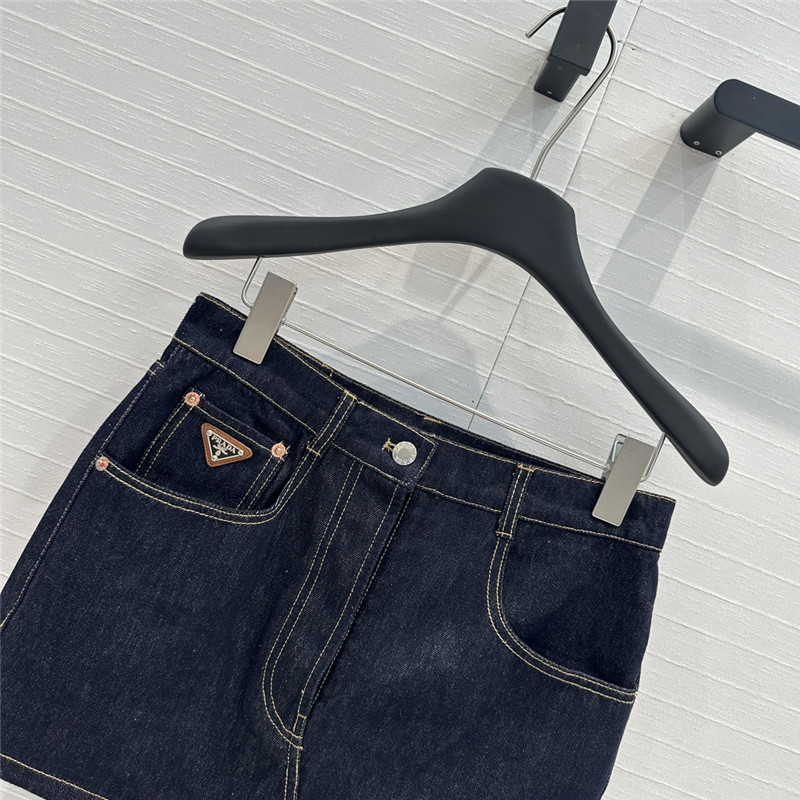 Pra*a denim mini skirt replica d&g clothing