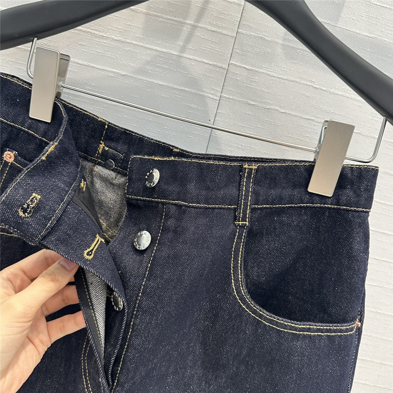 Pra*a denim mini skirt replica d&g clothing