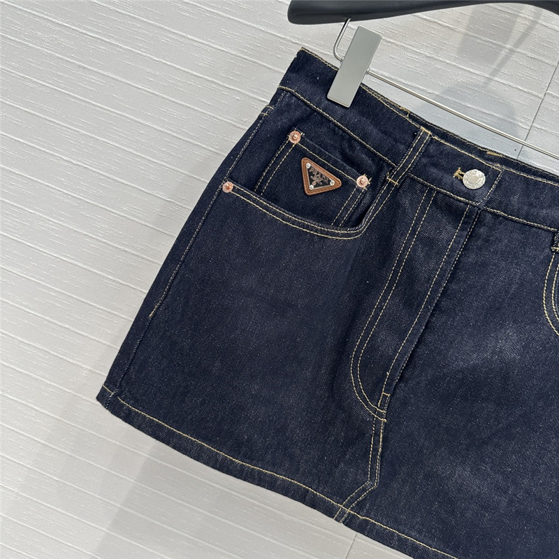 Pra*a denim mini skirt replica d&g clothing
