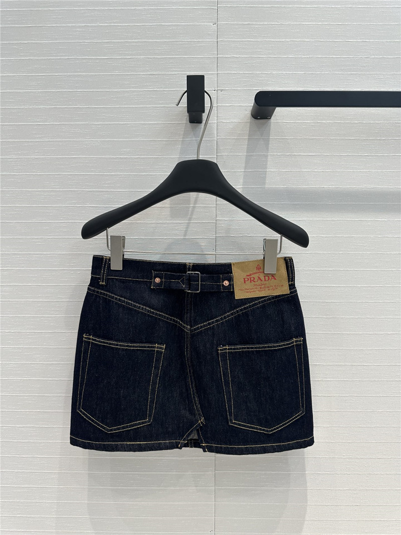 Pra*a denim mini skirt replica d&g clothing