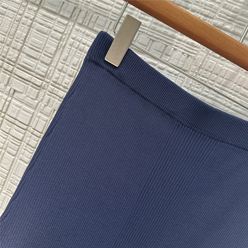 Gvc*1 ribbed viscose knitted skirt replica clothes