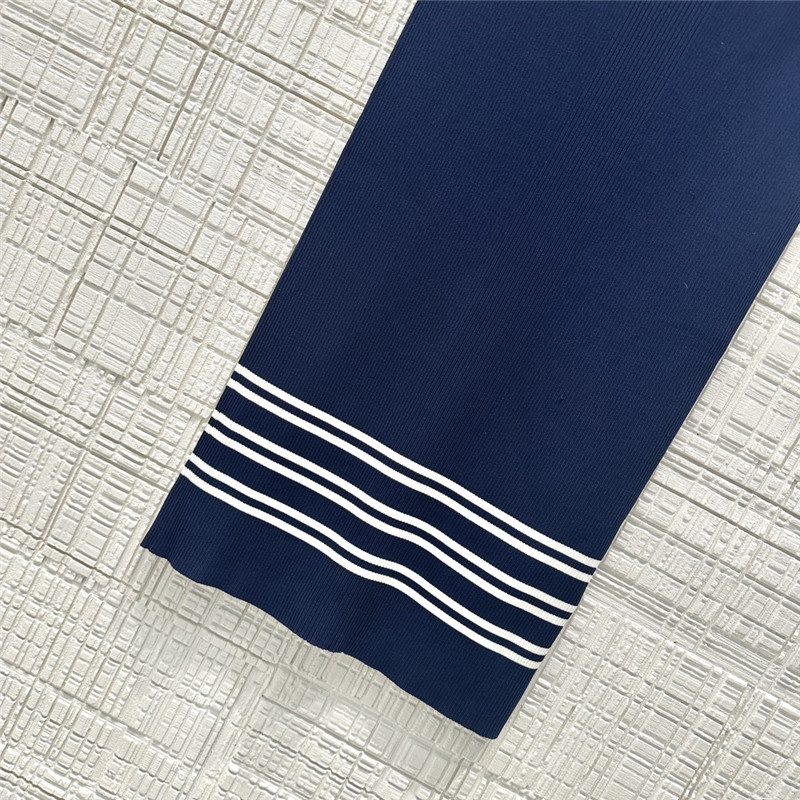 Gvc*1 ribbed viscose knitted skirt replica clothes