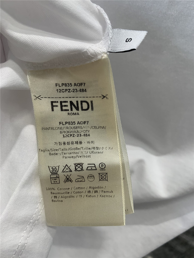 F**di round neck short sleeve t-shirt replica clothes