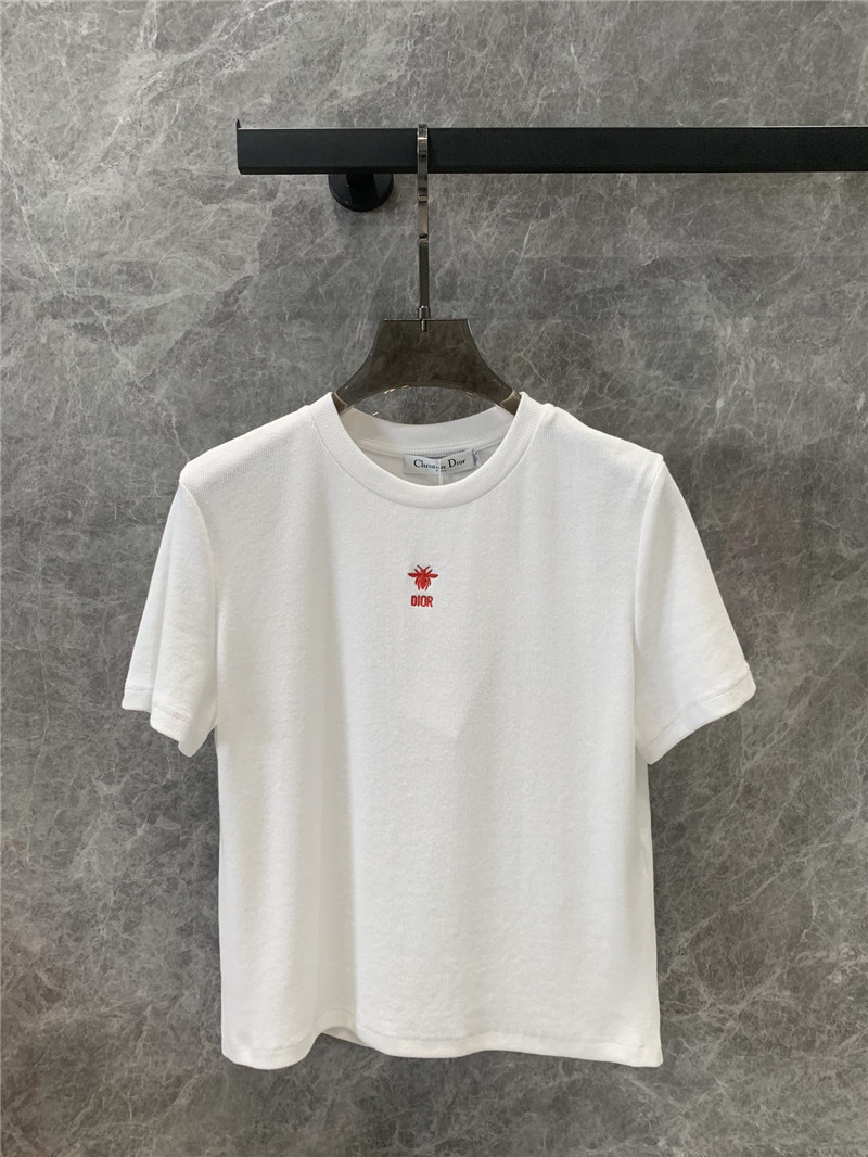 D10r embroidered round neck short-sleeved t-shirt replicas clothes