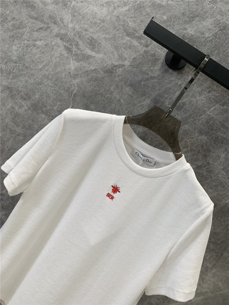 D10r embroidered round neck short-sleeved t-shirt replicas clothes