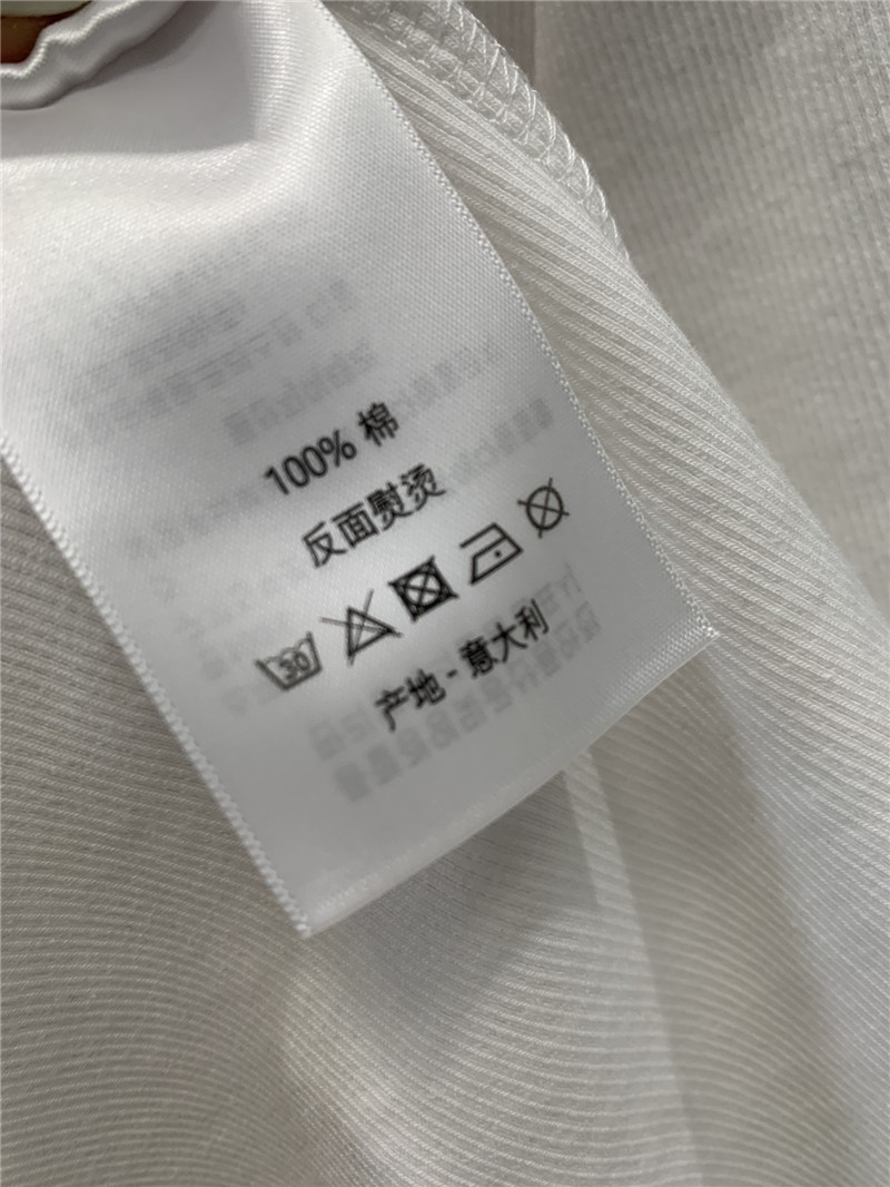 D10r embroidered round neck short-sleeved t-shirt replicas clothes