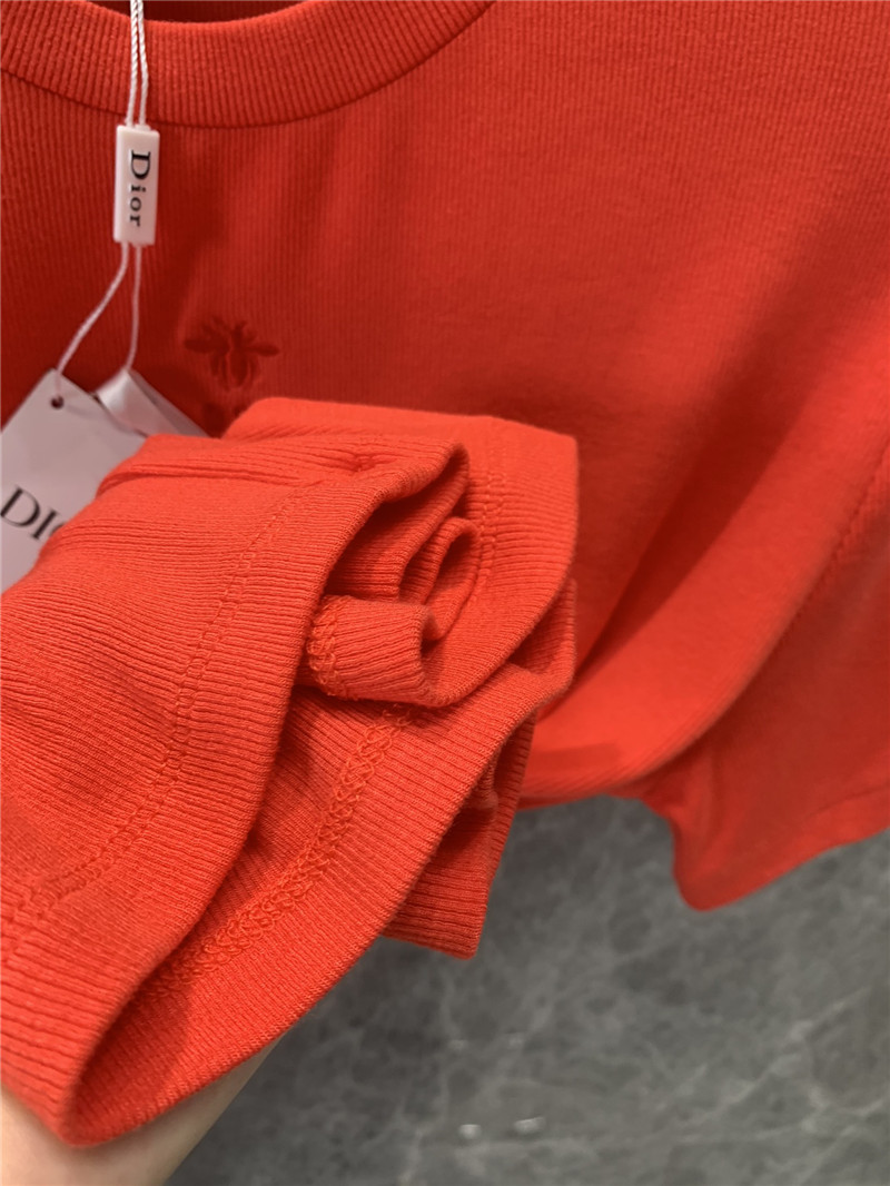 D10r embroidered round neck short-sleeved t-shirt replicas clothes