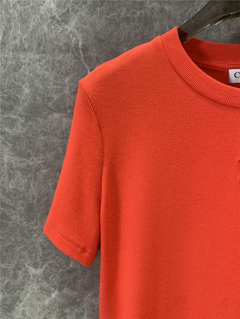 D10r embroidered round neck short-sleeved t-shirt replicas clothes