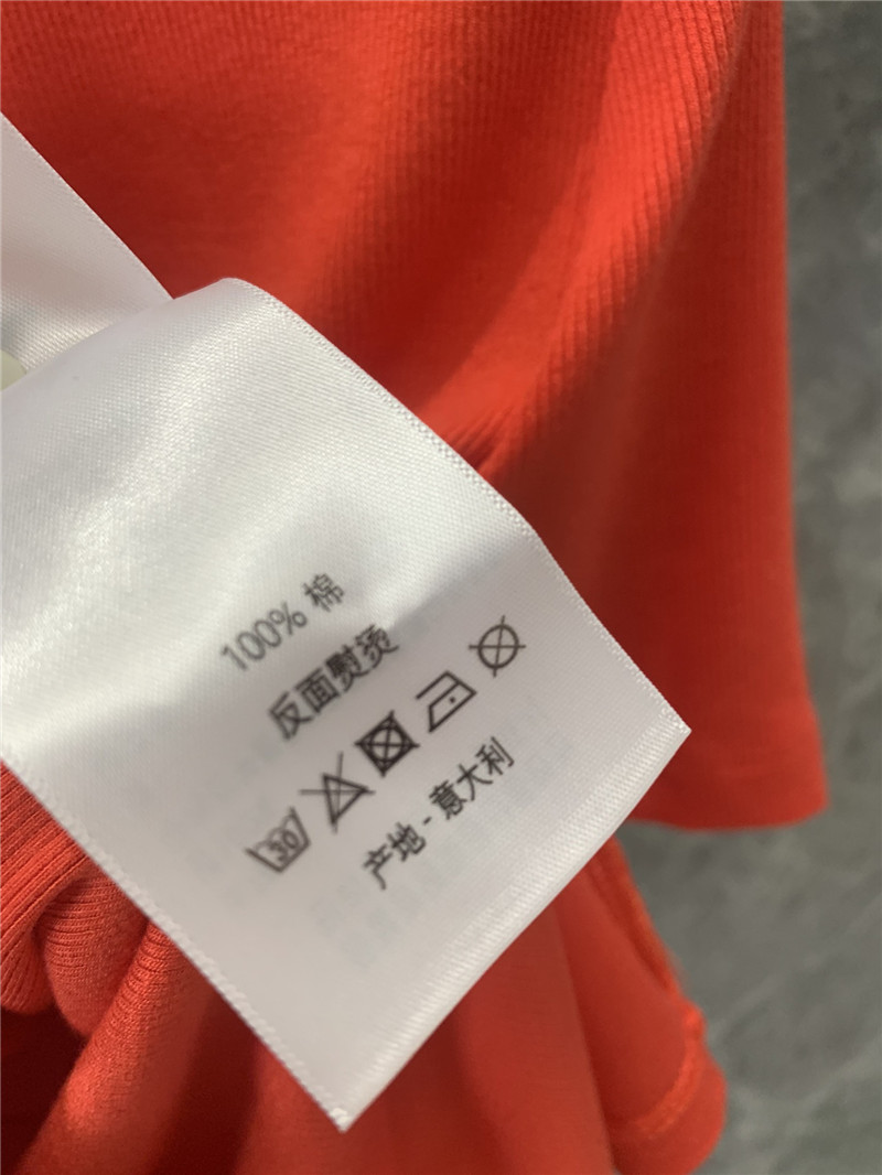 D10r embroidered round neck short-sleeved t-shirt replicas clothes