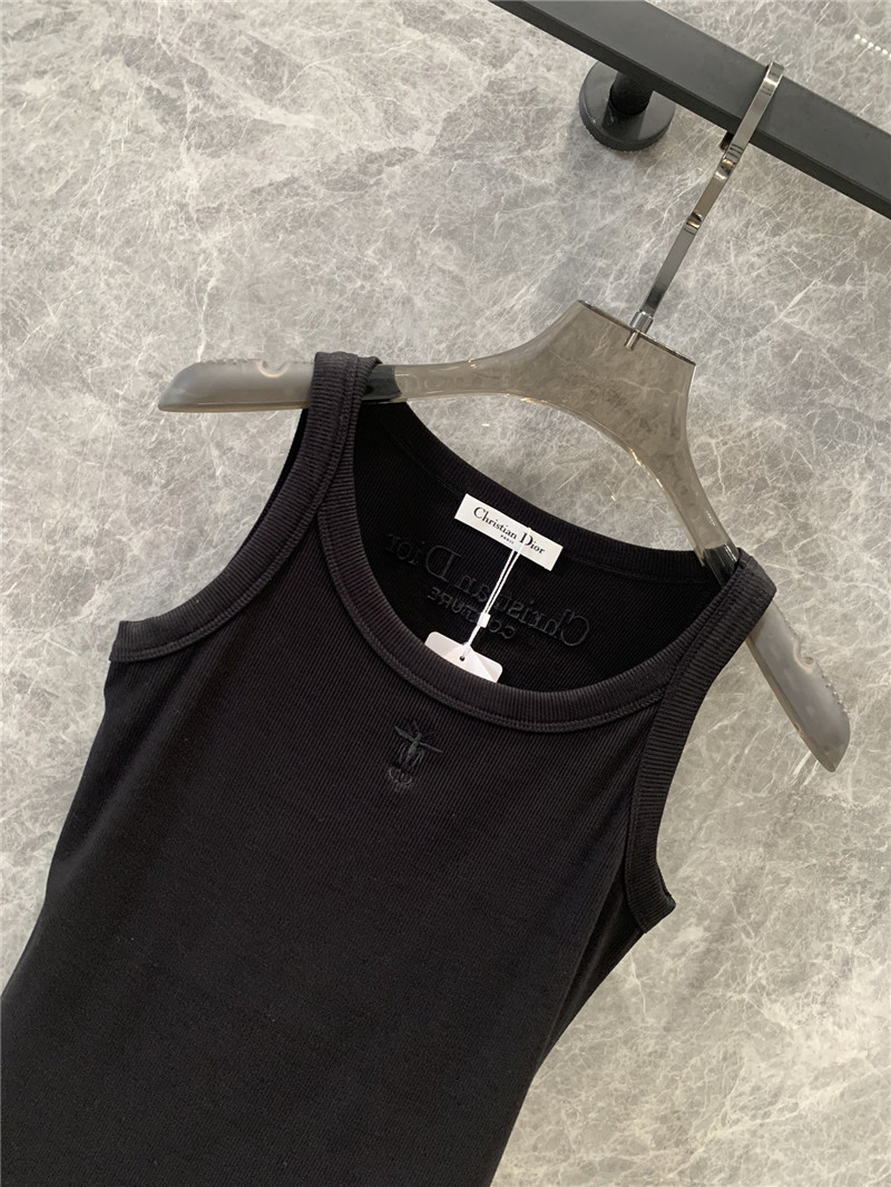 D10r cd bee embroidery casual small vest replicas clothes