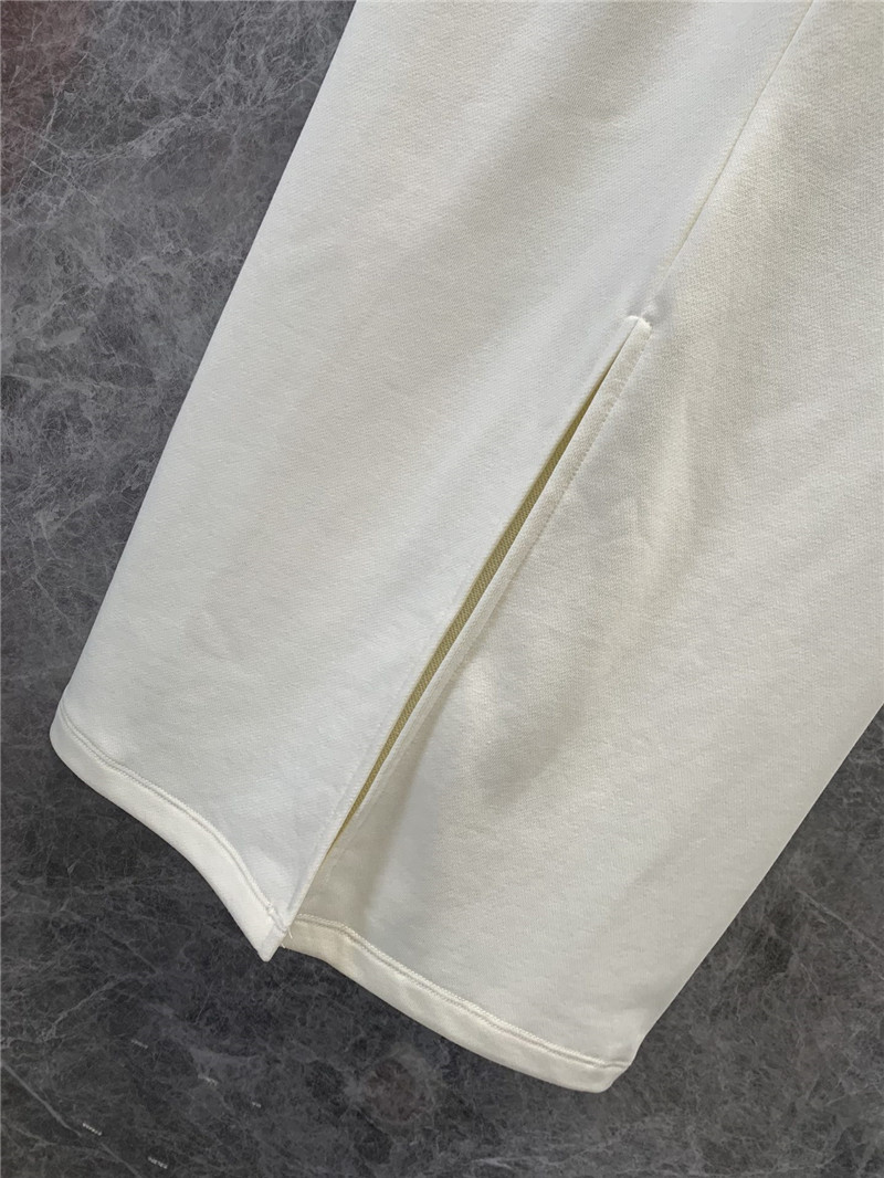 Pra*a white washed cotton skirt