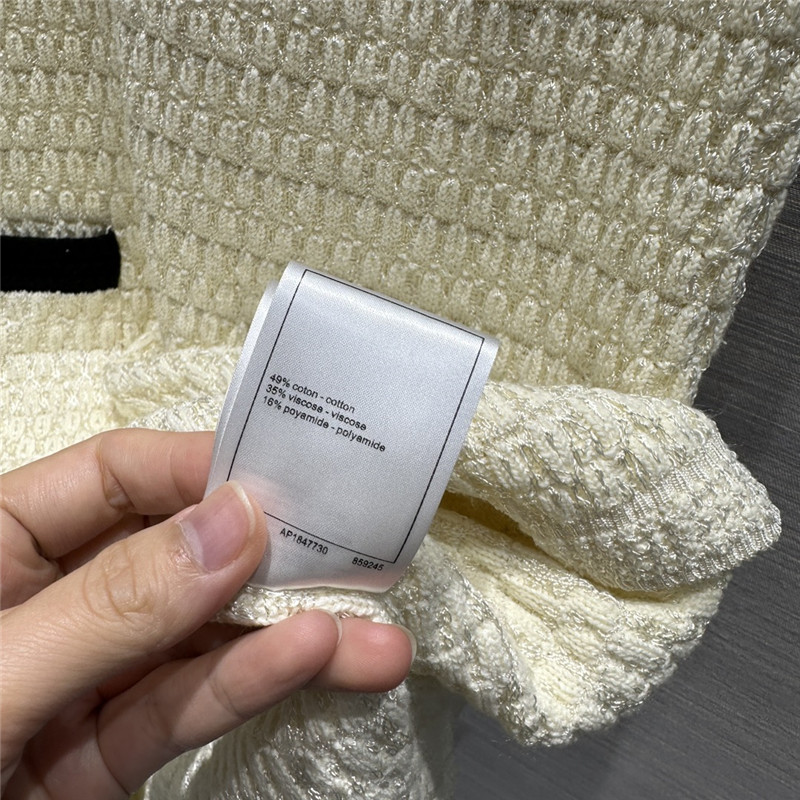 Ch**el embossed woven vest dress replica clothes