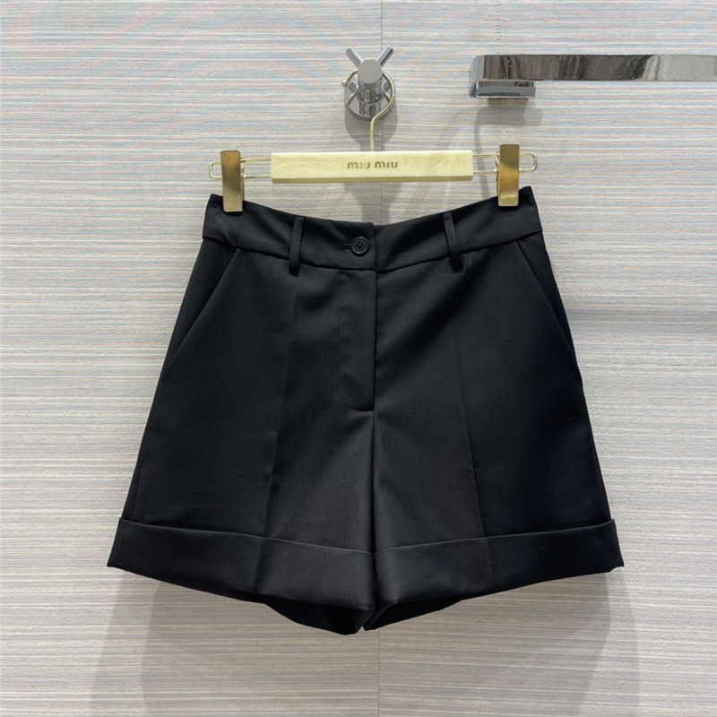 M1um1u hot style straight shorts cheap replica designer clothes