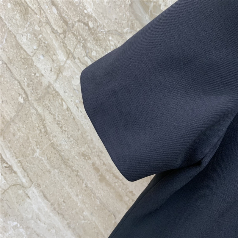 M1um1u lapel short-sleeved dress replica d&g clothing