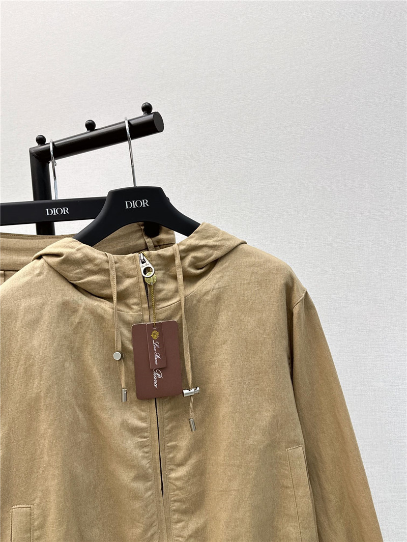 L0r0 P1ana hooded jacket + shorts set replicas clothes