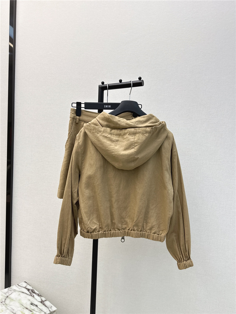 L0r0 P1ana hooded jacket + shorts set replicas clothes