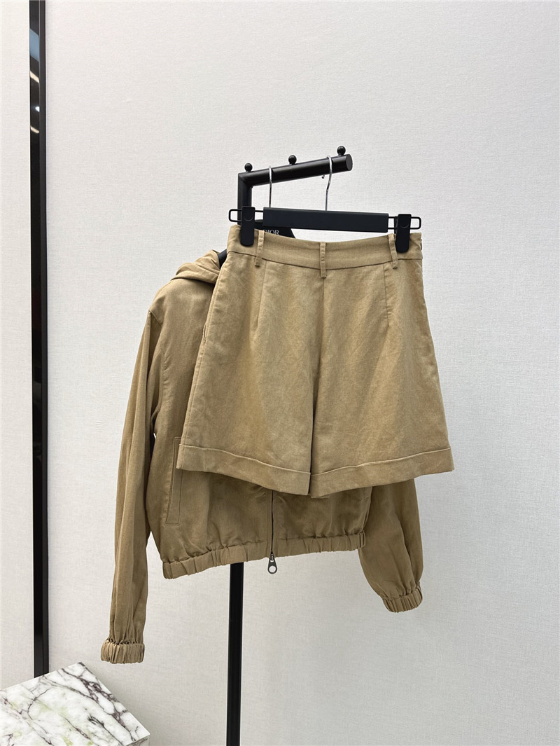 L0r0 P1ana hooded jacket + shorts set replicas clothes