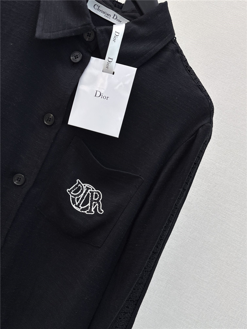 D10r embroidered logo patchwork lace series suit replicas clothes