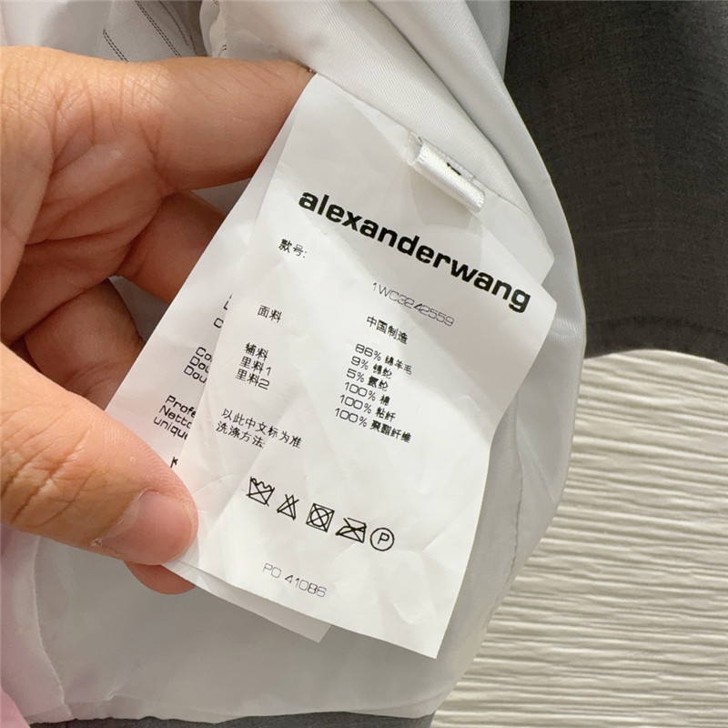 A1exa*der wang classic fake two piece suit replicas clothes