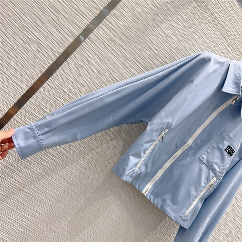 M1um1u preppy tech suit replica d&g clothing