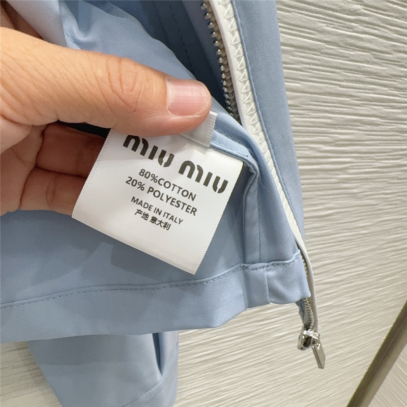 M1um1u preppy tech suit replica d&g clothing