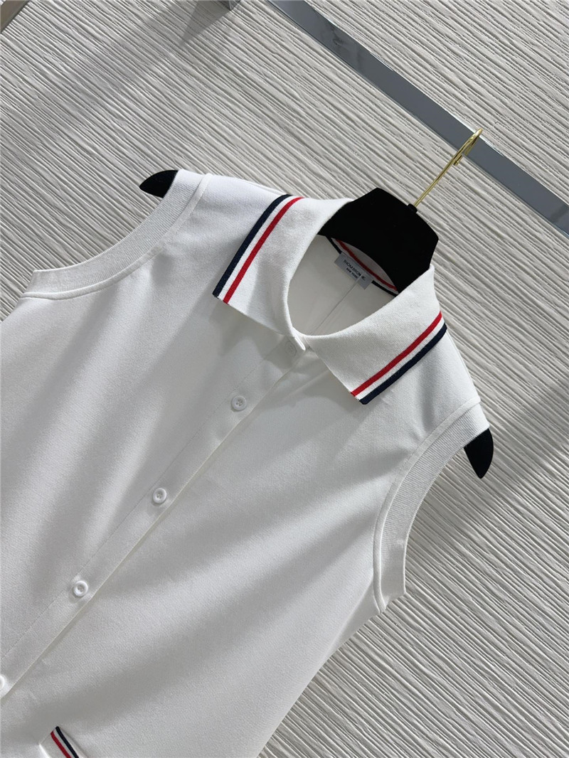 THOM BROWNE sleeveless vest polo skirt replica clothing