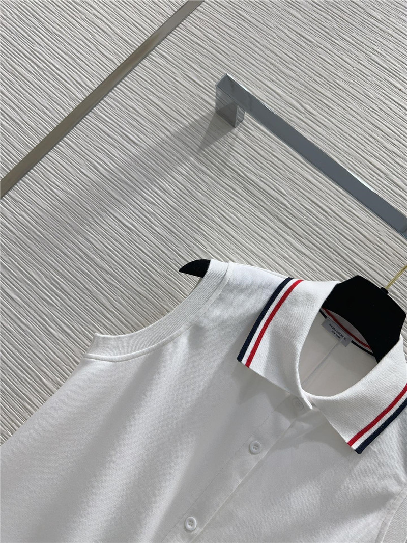 THOM BROWNE sleeveless vest polo skirt replica clothing