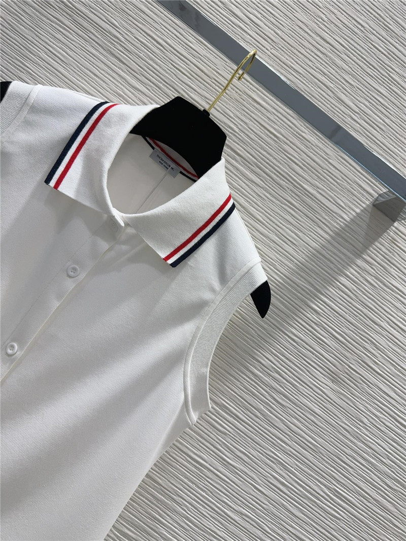 THOM BROWNE sleeveless vest polo skirt replica clothing