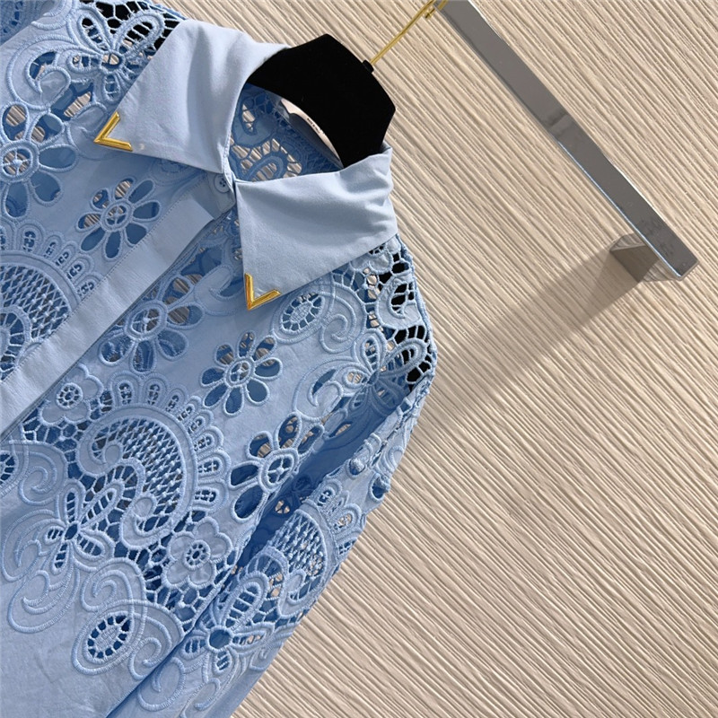 Va1e*ntin0 light luxury shirt set replica clothing sites