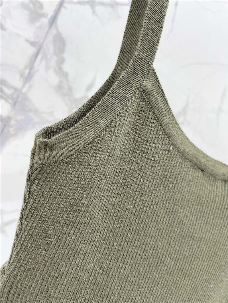 L0ew* embroidered logo camisole replicas clothes