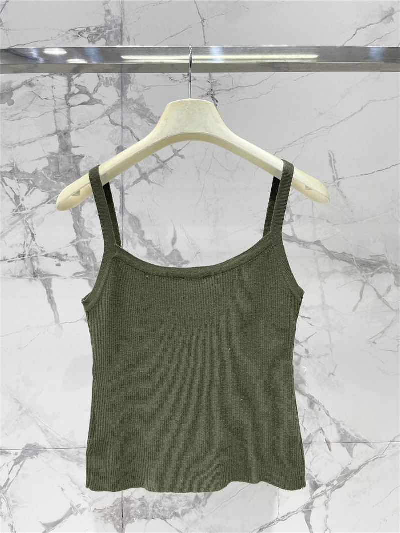 L0ew* embroidered logo camisole replicas clothes