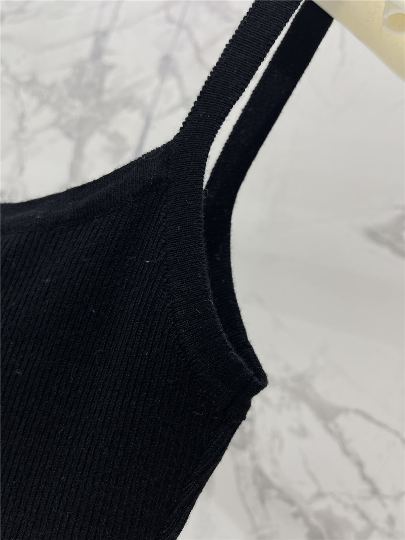 L0ew* embroidered logo camisole replicas clothes