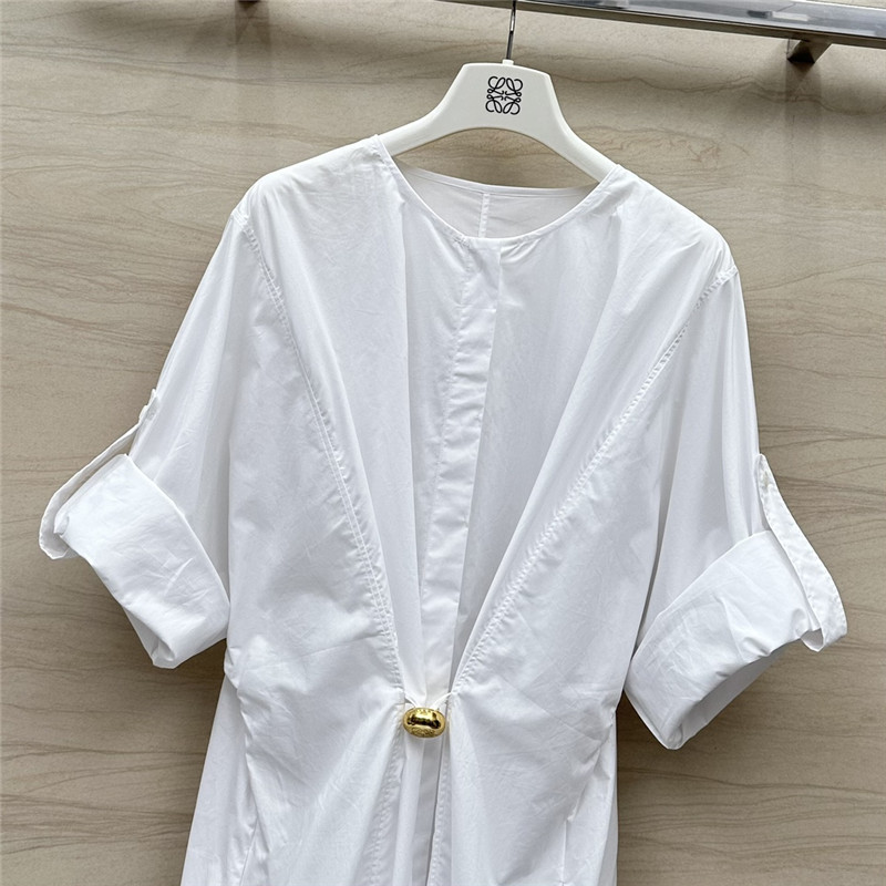 L0ew* waist button dress replica clothes