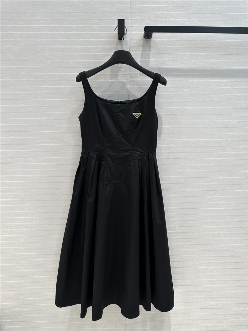 Pra*a suspender midi dress replica clothes