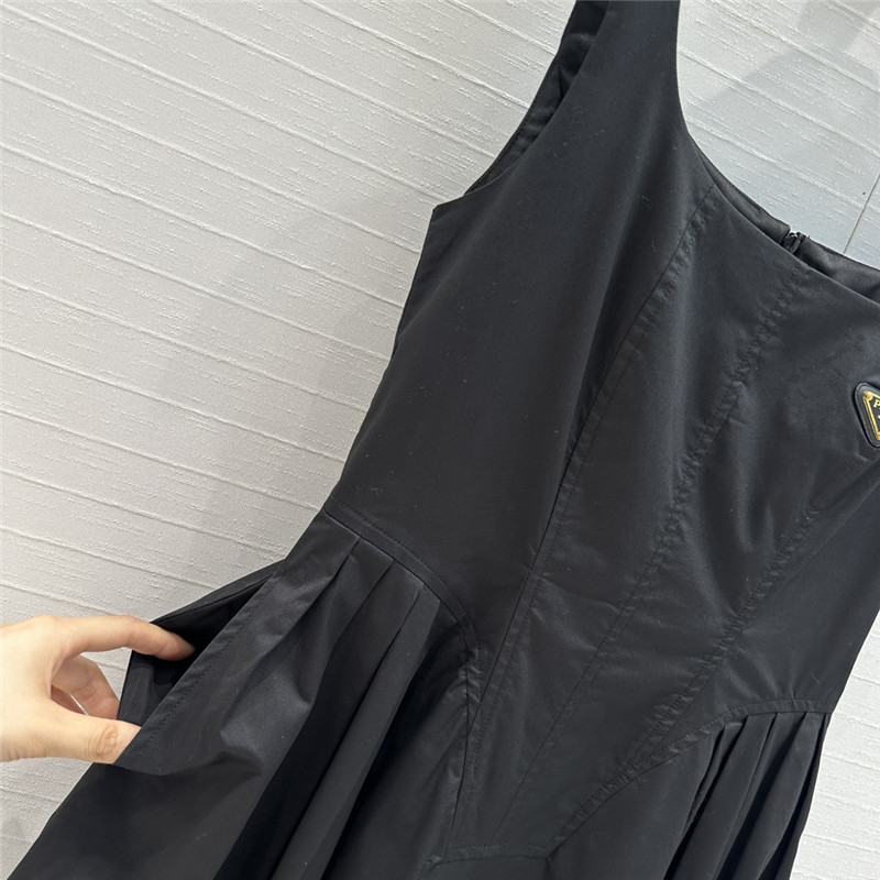 Pra*a suspender midi dress replica clothes