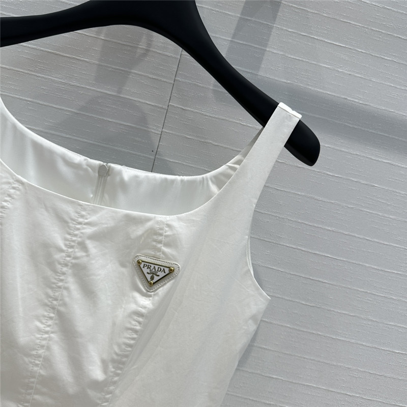 Pra*a suspender midi dress replica clothes