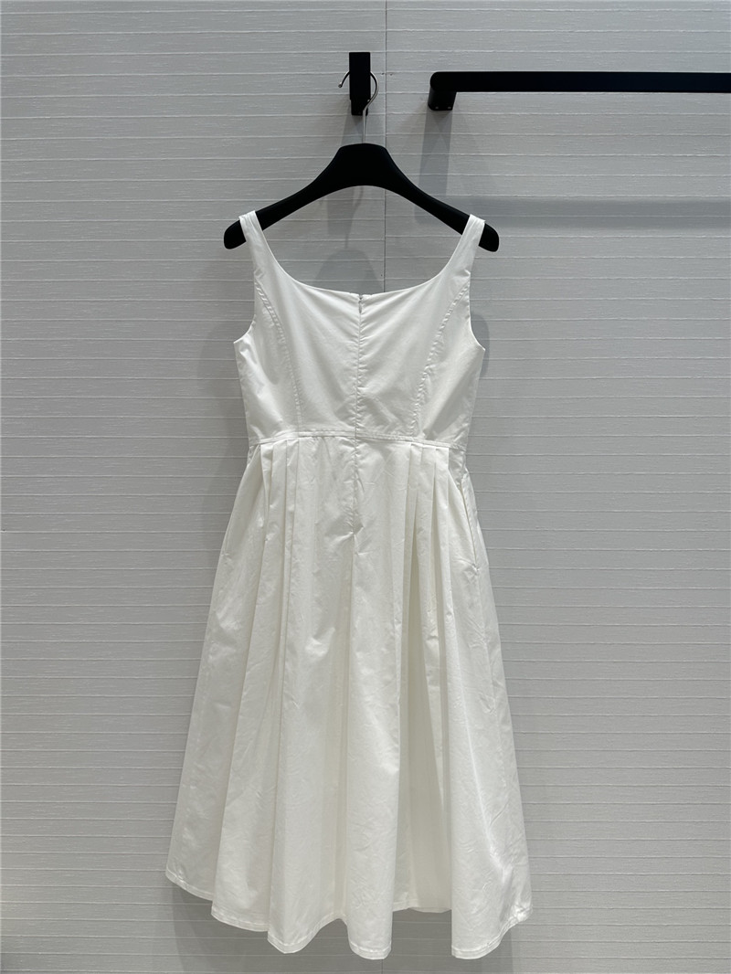 Pra*a suspender midi dress replica clothes