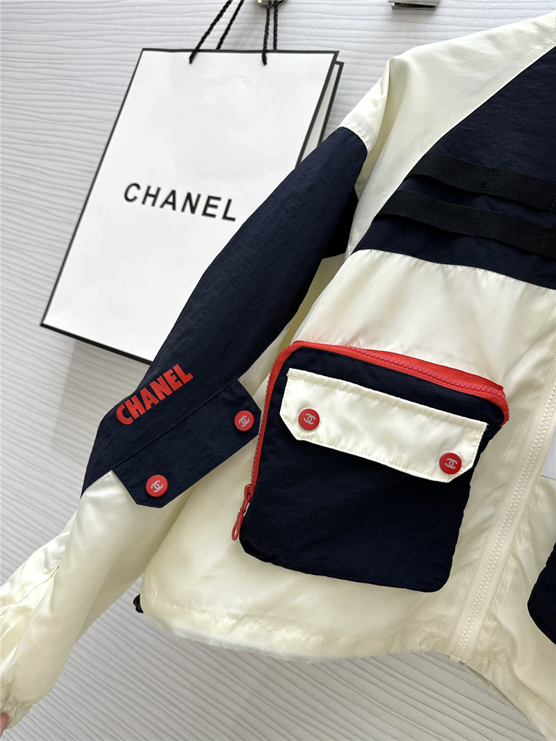 Ch**el hooded short workwear jacket replicas clothes