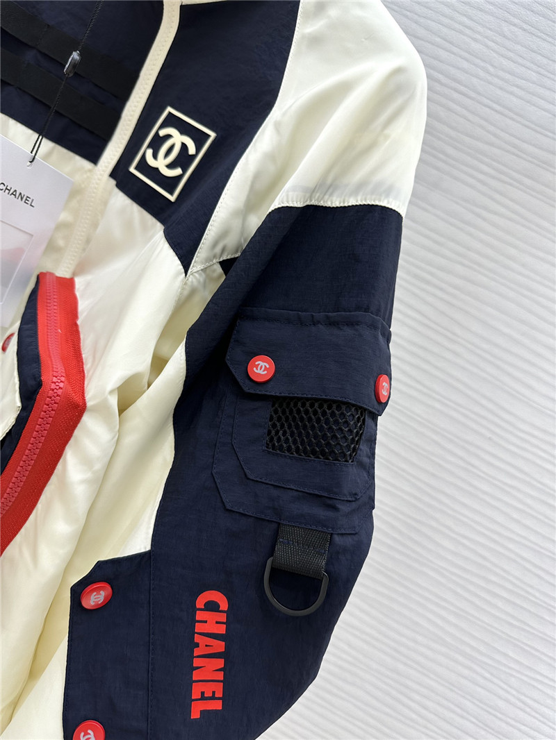 Ch**el hooded short workwear jacket replicas clothes