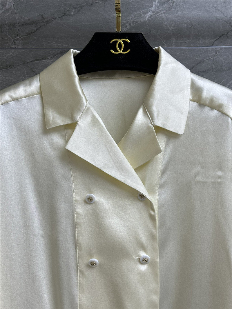 Ch**el satin silk shirt replica d&g clothing