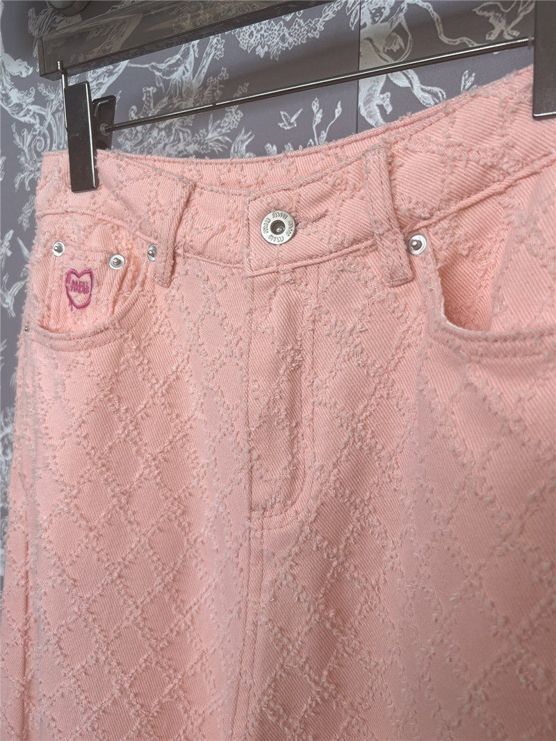 M1um1u new jacquard jeans cheap replica designer clothes