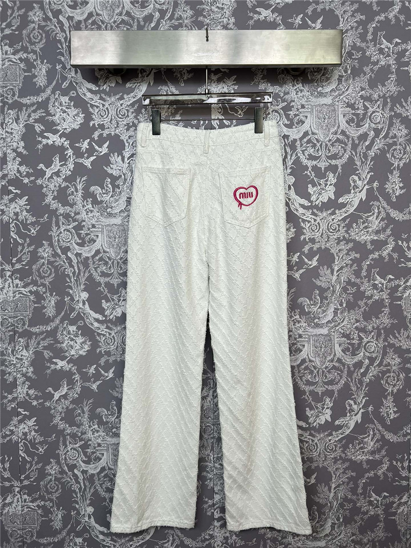 M1um1u new jacquard jeans cheap replica designer clothes