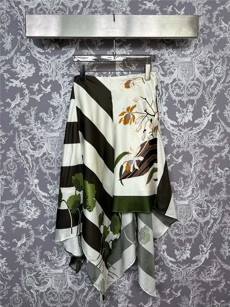 L0ew* new silk irregular skirt replica designer clothes