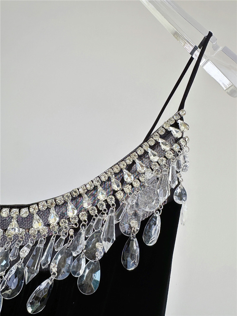 zimm embellished detail suspender dress replicas clothes