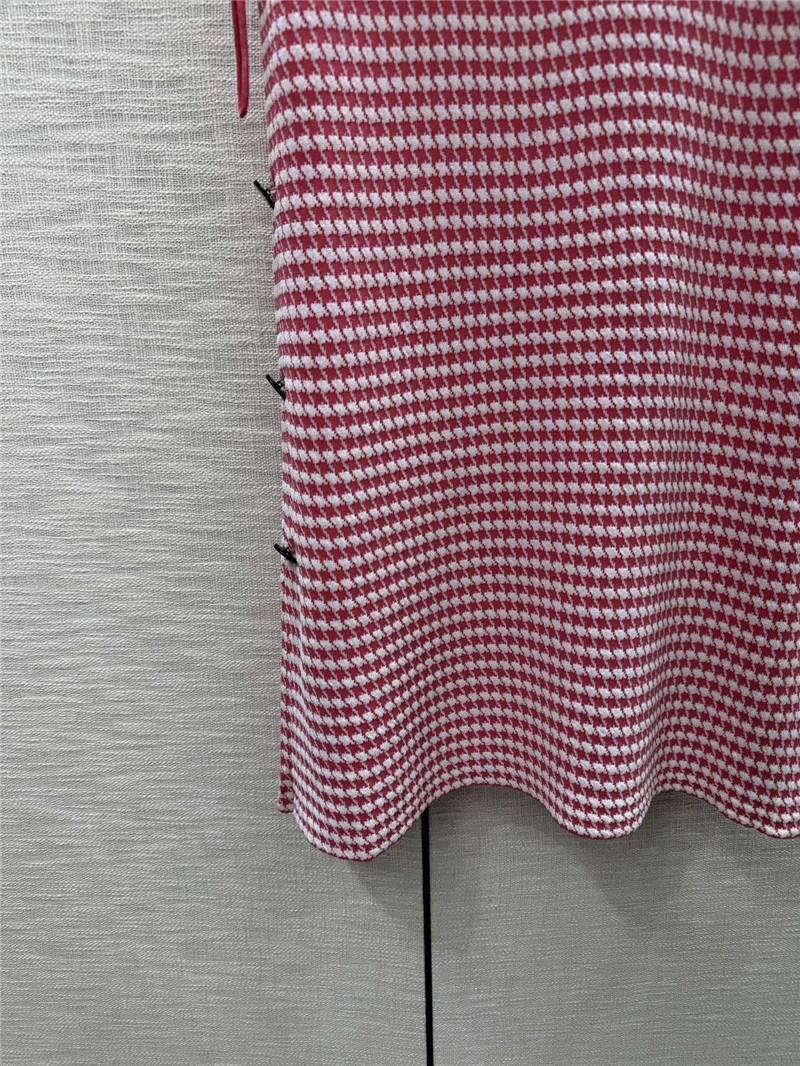 D10r houndstooth sleeveless knit dress replica clothing sites