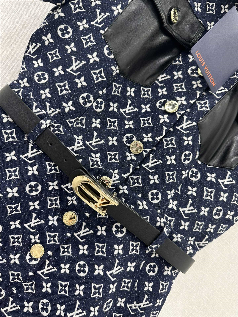 l0vis Vvtt0n lv new denim dress replicas clothes