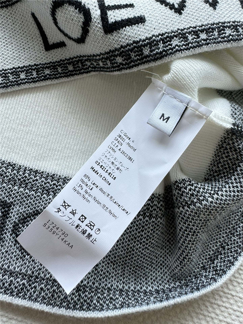 L0ew* knitted lapel short-sleeved top replica d&g clothing