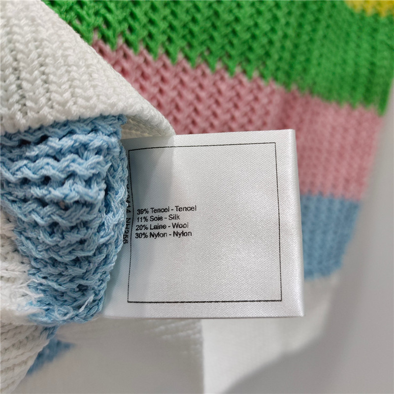 Ch**el round neck knitted short sleeves replica clothes