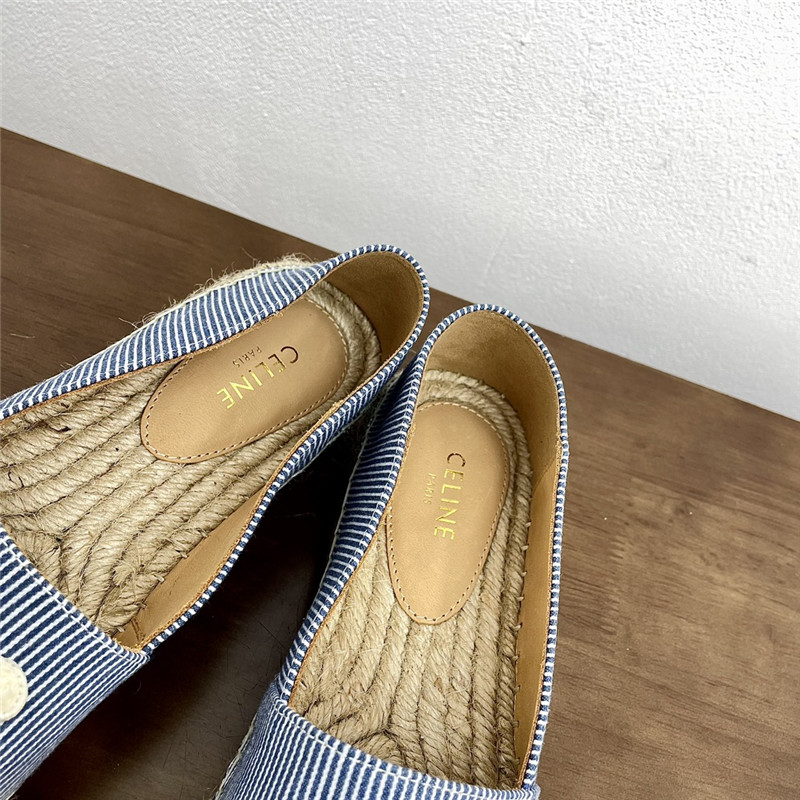 Ce1i*e les espadrilles in oshkosh canvas off-white/navy